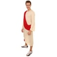 thumbnail image 2 of Adult Men's Jesus Religious Costume, Red and Beige Cosplay Costume, 2 of 8