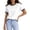 White, variant on Conzone Shirts For Women Long Sleeve Crew Neck Patchwork Womens Shirts Fashion Womens Summer Tops Black