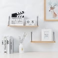 thumbnail image 4 of CAROOTU Simple Wooden Wall Shelf Room Decoration Storage Rack Solid Wood Partition Wall, 4 of 6