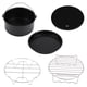 thumbnail image 1 of Gonnely Piezas y Accesorios de freidora Profunda-7 Pulgadas 5 unids/Set Kit de Accesorios de freidora de Aire Pan de Pizza Barril de Pastel Soporte de Metal Herramientas de Cocina, 1 of 14