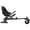 Black, variant on Hoverboard Seat Attachment Go-Kart With Dual Shock Absorber Adjustable Off-Road Frame For Enhanced Family Fun