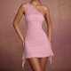 thumbnail image 1 of Vestido ajustado para mujer Ver a través de las mujeres Vestido corto sexy Color sólido Traje diario FLhrweasw Nuevo, 1 of 9
