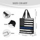 thumbnail image 3 of Easygdp Thin Blue Line Flag Bolsa Tote para Mujer, Bolso de Hombro para Trabajo, Playa, Viajes, Compras y Supermercado, 3 of 7