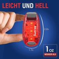 thumbnail image 3 of 2pcs Led Flashing Light, Safety Light For School Bag Bike Light, Running Light For Joggers Night Work Red, 3 of 5