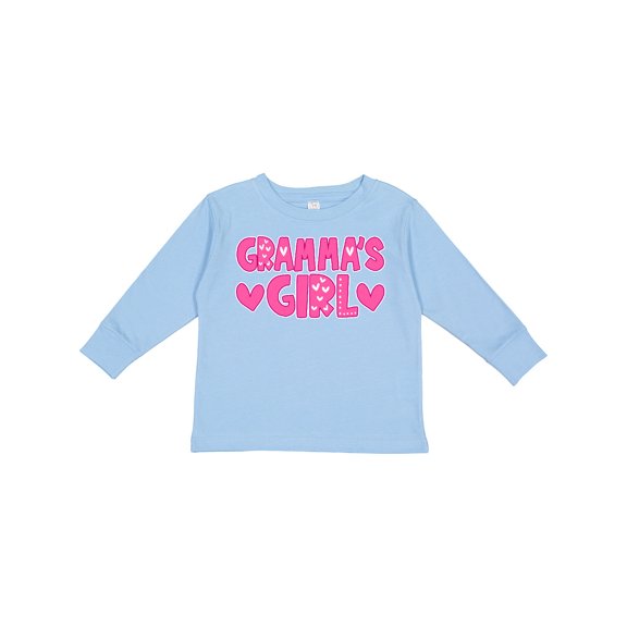 Inktastic Gramma's Granddaughter Girls Long Sleeve Toddler T-Shirt
