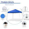 thumbnail image 2 of Canopy Tent, 10X10 FT Pop Up Canopy Outdoor Instant Tent Slant Legs, 2 of 6