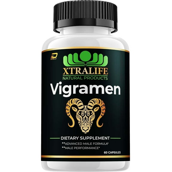 Vigramen for Men Capsules – Overall Health and Energy, Official Formula, Vigramen, All Natural Support Formula, 1 Pack, 60 Capsules