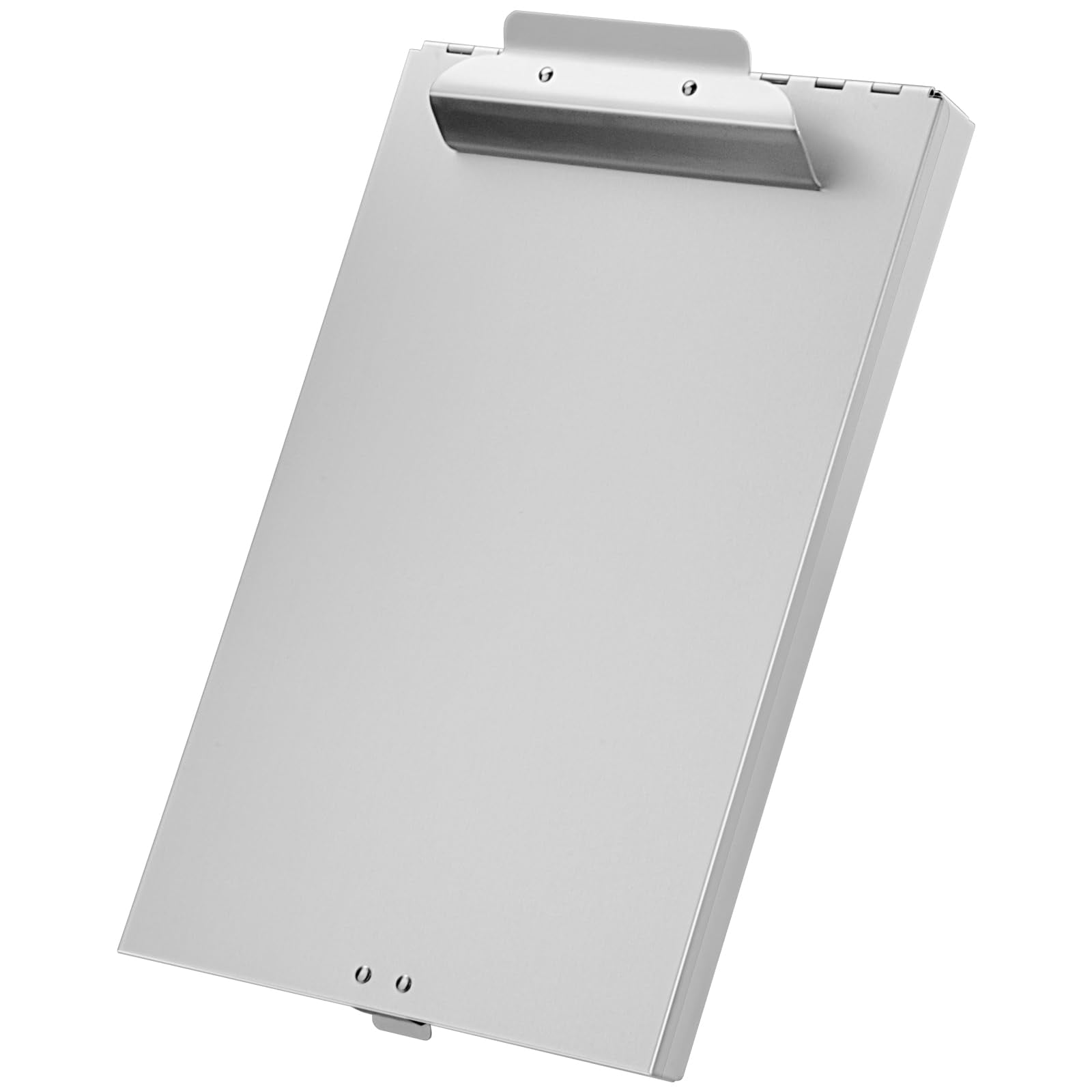 Recycled Aluminum Storage Clipboard, Clipboard Box, Form Holder, Suitable for School, Office, Jobsite or Medical Staff, 9.25 x 13.78 Inches, Silver