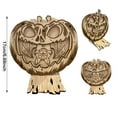 thumbnail image 3 of Cut File Cut Pumpkin With A Swinging Bat Lightburn Xtool.Halloween Pumpkin Decoration Fretwork Wood Handmade Decoration., 3 of 9