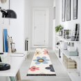 thumbnail image 4 of Yayeee Runner Rug for Bedroom 2'x6' Machine Washable Hallway Non Slip Mat, Beige Retro Flower, 4 of 8