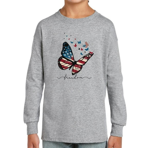 Freedom Butterfly Long Sleeve Toddler -Image by Shutterstock,  2 Toddler