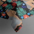 thumbnail image 3 of Yorkie Dog and Flower Florals Rectangle Tablecloth 60"x120",Waterproof Polyester Rectangle Table Cloth, Wipeable Spillproof Polyester Tablecloth for Dining, Camping, Indoor and Outdoor, 3 of 6