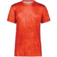 thumbnail image 2 of Holloway Sportswear M Stock Cotton-Touch Poly Tee Orange Cloud Print 222596, 2 of 5