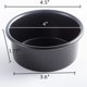 thumbnail image 4 of Paquete de 3 moldes para pasteles negros, mini moldes para pasteles, moldes redondos de aluminio para pasteles, utilizados para reuniones familiares para hornear mini pasteles, pizza, quiche, 4 of 5