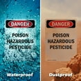 thumbnail image 6 of (2 Pack) Poison Hazardous Pesticide OSHA Danger Sign 7 Inch X 10 Inch Indoor / Outdoor Rust-Free Aluminum Metal Signs for Workplace, Workshop, and Construction Site, Made in the USA, 6 of 8