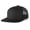 Black Heather/Black, variant on Heather 6-Panel Arch Trucker Snapback Cap P710 Black Heather/White Os