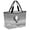 Gray, Slate, Platinum, Smoke, variant on Hot Air Balloon Beach Bag for Women, Large Breathable Mesh Beach Tote Bag, Vintage Grey Sky Clouds Minimalist Sandproof Lightweight Travel Bags for Vacation Picnic Swimming Pool 15.7"x15.7"x9.1"