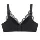 thumbnail image 2 of Plus Size Lace Bra for Women Coverage Figure Wireless Full Minimizer Wirefree Bras Black C 44 Unique Bargains Sujetadores Básicos, 2 of 6