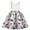 Pink, variant on Mercatoo Kids Toddler Girls One-Shoulder Floral Print Birthday 𝐏𝐚rty Prom Dresses Pageant Dress Flower Girls Dress