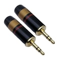 thumbnail image 6 of Audio Gold Banana Plug Speaker Connectors 3.5mm Plugs Gold Plated Musical Speaker Cable Wire Adapter, 6 of 10