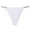 White, variant on yunLCZ Women’s Seamless Hipster Underwear Thong For Women Cotton Underwear Low Rise Panties Woman G String Thongs Stretch Cool Underwear for Women