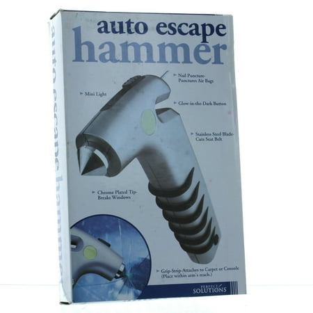 Survival Rescue Tool - Silver Auto Escape Hammer Rescue Tool Survival Gear