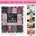thumbnail image 4 of Retirement Gift for Women 2024 - Retirement Gifts - Best Retirement Gifts - Farewell Gifts for Coworkers - Going Away Gift - Goodbye Gifts - Coworker Leaving Gifts for Women Throw Blankets 50x60, 4 of 6