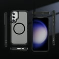 thumbnail image 5 of Dteck Magnetic Case for Samsung Galaxy S24 Plus / S24+ Compatible with MagSafe & Magnetic Car Phone Mount, Slim Translucent Matte Shockproof with Anti-Fingerprint Phone Case 6.7",Black, 5 of 9