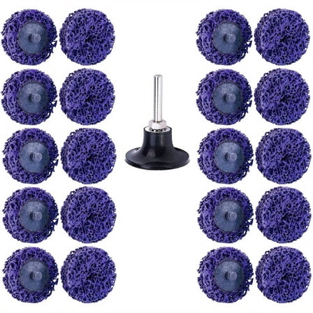 21-Piece 2-Inch Quick Change Paint Stripping Disc Set - Professional Strip Discs for Drill and Die Grinder, Paint Removal Wheels for Wood and Metal