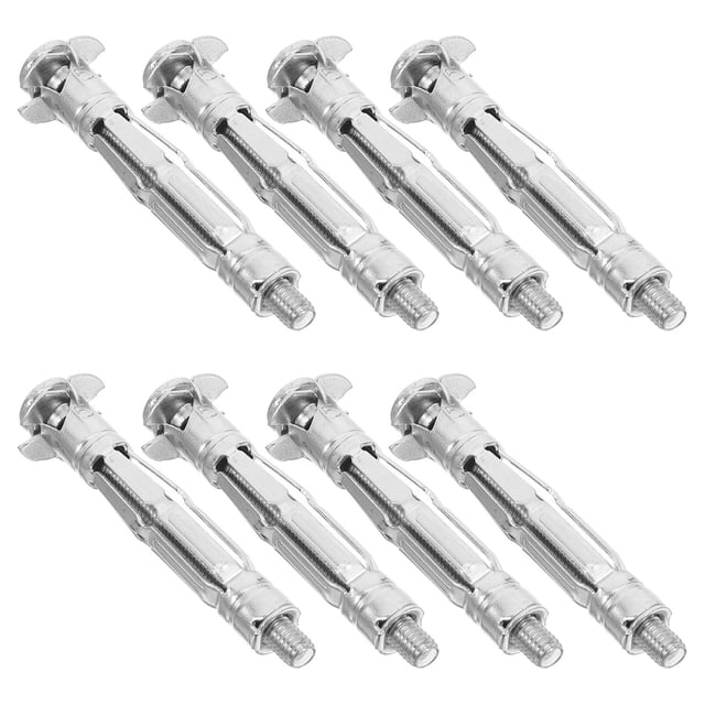 Hytrove 30Ud Anclajes De Pared Huecos Para Reparación Con De Rosca Y Material Duradero Plateado