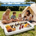 thumbnail image 7 of Yalumo Inflatable Serving Bars 3 Pack, Ice Buffet Salad Trays, Food and Drink Cooler Containers with Drain Plug for BBQ, Picnic, Pool, Party, Luau, Indoor and Outdoor Use, 7 of 7