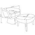 thumbnail image 4 of S-HOME Chair with Footrest and Modern Styling Perfect for Small Spaces, Corner Nooks, and Reading Comfort, 4 of 6