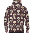 thumbnail image 7 of Pofeuu funny Skull star Print Mens Casual Hooded Collar Drawstring Hoodies Pullover Sweatshirts Casual Long Sleeve Shirts-Medium, 7 of 7