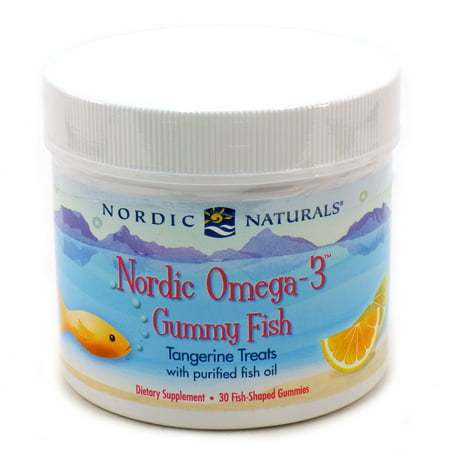 Nordic Omega 3 Fishies Mandarine Par Nordic Naturals - 30 gélifiés
