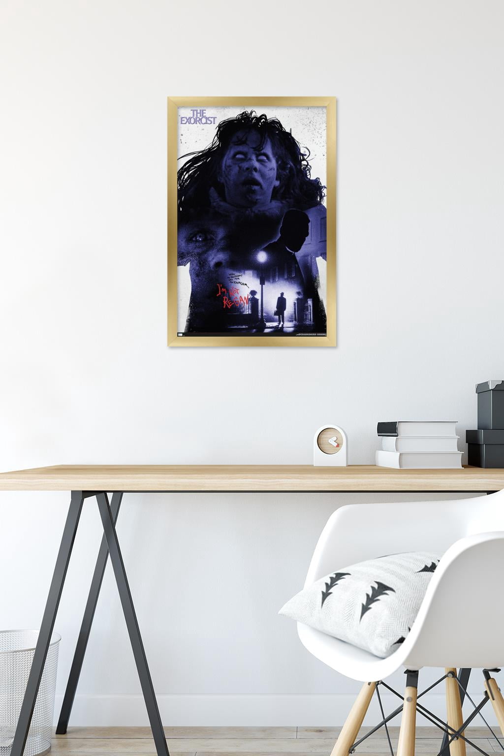 The Exorcist - I'm Not Regan Wall Poster, 14.725" x 22.375" Framed