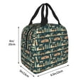 thumbnail image 4 of Kdxio UAE Travel1 1 Print Insulated Lunch Bag,Reusable Tote Lunch Box for Women Men,Leakproof Cooler Lunch Bags for Work Office Travel Picnic, 4 of 6