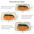 thumbnail image 5 of Yayeee Car Windshield Sun Shade Universal Fit Front Visor Protector, Black Cat Orange Ball, 5 of 8