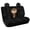 3D Peeking Cat Pattern, variant on POLERO Rear Bench Seat Covers for SUV, 2 Piece Non-Slip Car Rear Seat Covers Easy to Install Durable Waterproof Back Seat Covers