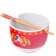 thumbnail image 1 of Cuenco de arroz con fideos ramen de cerámica, plateado, Buffalo Disney Mickey, 1 of 5