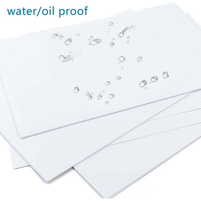følelsesmæssig på den anden side, Uanset hvilken 18 Sheets 8.3"x11.8" A4 Size Clear PET Film Label Sticker Waterproof A4  Blank Self Adhesive Inject Printing Labels for Office Supplies - Walmart.com