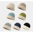 thumbnail image 6 of CoCopeaunts Women Knit Fluffy Fuzzy Bucket Hat Fashion Plush Beanie Beret Hat Winter Warm Bucket Hat Winter Outdoor Fisherman Hat, 6 of 6
