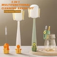 thumbnail image 4 of Multi-Functional Cup Brush + Replacement Head,5 in 1 Bottle Cleaning Brush Set 5 in 1 Bottle Cleaner Brush 2026 Portable Bottle and Cup Lid Cleaner for Cleaning Cup Mouth Lid Bottom, 4 of 8