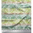 thumbnail image 1 of Soimoi polyester Crepe Fabric Stripe & Ogee Damask Print Fabric by the Yard 52 Inch Wide, 1 of 3