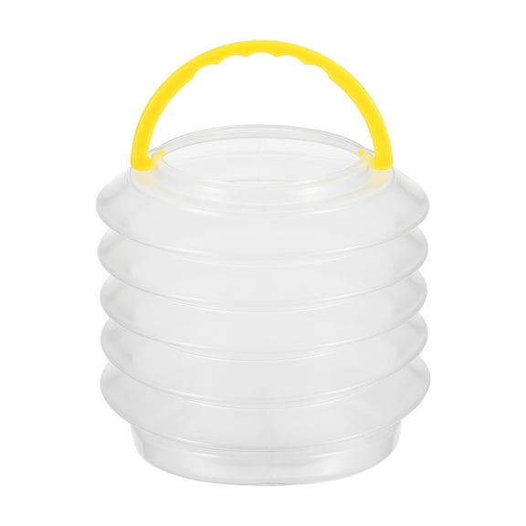 Uxcell 3.5" x 3.9" Brush Basin, Brush Cleaning Bucket, Transparent