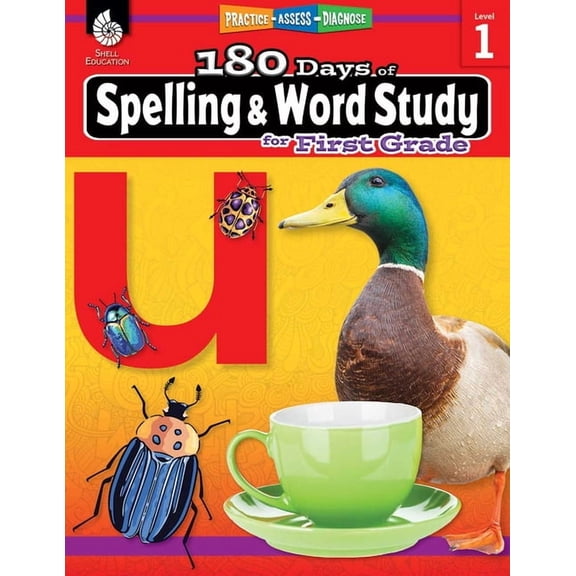 180 Days of Practice 180 Days(tm) Spelling and Word Study for First Grade: Practice, Assess, Diagnose, (Paperback)