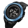 thumbnail image 7 of sdhkgrrt Multifunctional Electronic Watch, Outdoor Sports Watch with Altimeter Barometer for Men Women, Digital Watch with Pedometer Stopwatch Alarm, Waterproof Fitness Tracker for Hiking Camping, 7 of 7