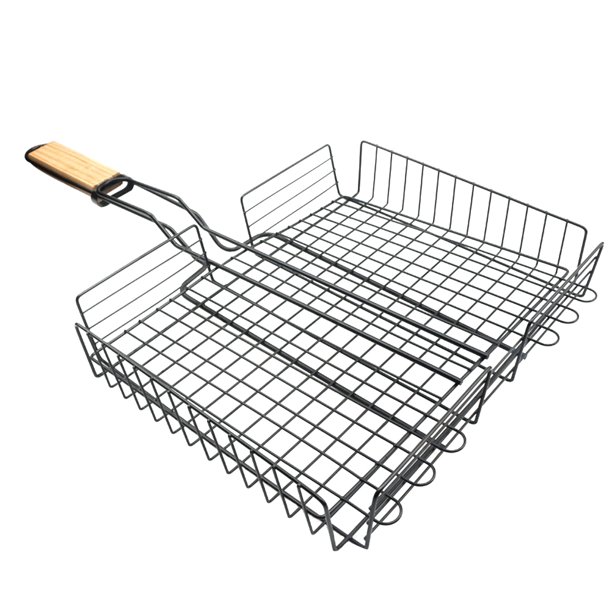 Hemoton 1Pc BBQ Clip Barbecue BBQ Grill Basket Multi functional Fish