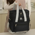 thumbnail image 7 of 11L Insulated Lunch Bag，Reusable Lunch Box Expandable Double-Layer Cooler Tote Bag for Office School Hiking Beach, Leakproof Picnic & Camping Bag Organizer for Student Women and Men, 7 of 7