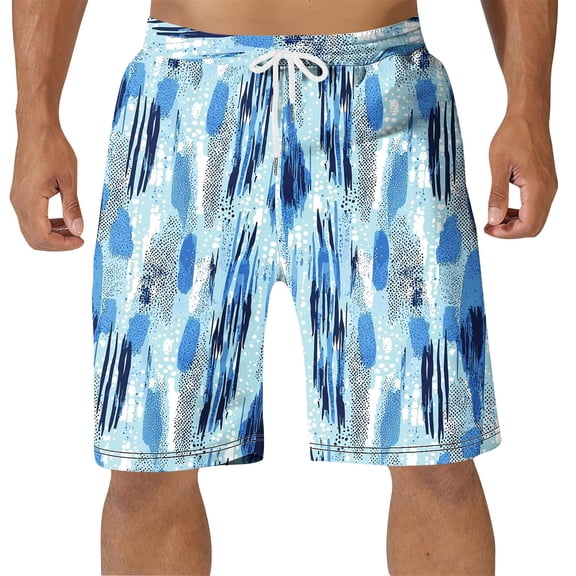 Vetsdori Dry Fit Shorts for Men Beach Casual Short Pants Summer Swim Trunks,Pocket Elastic Waist Mens Shorts Breathable,Size L
