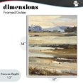 thumbnail image 4 of Stupell Industries Contemporary Distant Horizon Portrayal White Framed Giclee Art, 11 x 14, by Alonza Saunders, 4 of 8